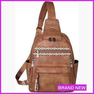 Large Crossbody Sling Bag Anti Theft RFID Travel Purse Designer Backpack